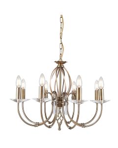 Elstead - Aegean AG8-AGED-BRASS Chandelier