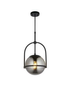 Nostalgia - Black Smoked Glass Ceiling Pendant Light