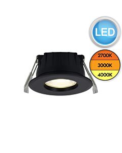 Nordlux - Rosalee - 2410200103 - LED Black IP65 Bathroom Recessed Ceiling Downlight