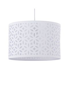 White Laser Cut 30cm Pendant Lightshade