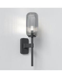 Astro Lighting - Tacoma Single 1429004 - IP44 Matt Black Wall Light Excluding Shade