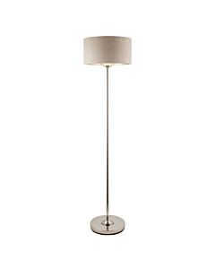 Endon Lighting - Highclere - 112232 - Brushed Chrome Natural Floor Lamp