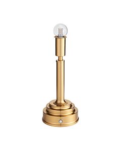 Endon Lighting - Upton Rechargeable - 110461 - LED Aged Brass Touch Base Only Table Lamp