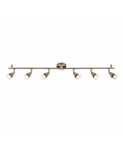 Saxby Lighting - Amalfi - 61001 - Antique Brass 6 Light Ceiling Spotlight