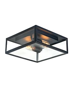 Elstead - Norlys - Lofoten LOFOTEN-F2-BLK Flush Light