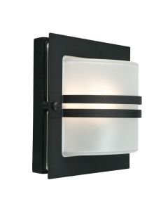 Elstead - Norlys - Bern BERN-E27-BLK-F Bulkhead Wall Light