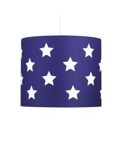 Blue with White Stars 25cm Light Shade