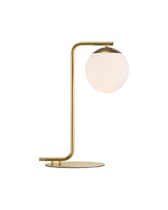 Nordlux - Grant - 46635025 - Brushed Brass Opal Glass Task Table Lamp