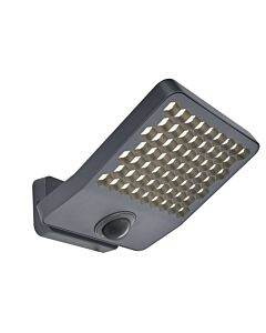 Lutec - Atlantis - 7801604118 - LED Dark Grey Clear IP54 Outdoor Sensor Floodlight