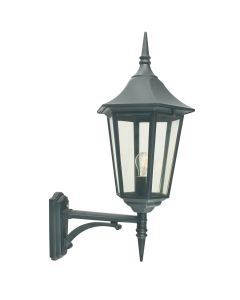 Norlys Lighting - Valencia Grande - VG1-BLACK - Black Clear IP54 Outdoor Wall Light