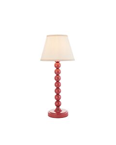 Endon Lighting - Higgledy & Ivy 20cm - 116289 - Pink Vintage White Table Lamp With Shade