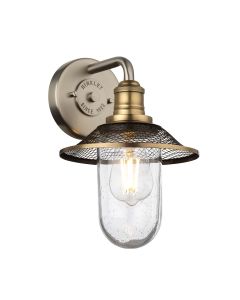 Quintiesse - QN-RIGBY1-BATH-AN - Rigby 1 Light Wall Light - Antique Nickel