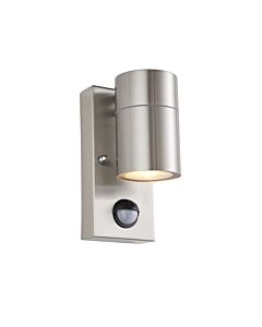 Saxby Lighting - Scope PIR/Photocell - 121027 - Stainless Steel Clear Glass IP65 Outdoor Wall Washer Light