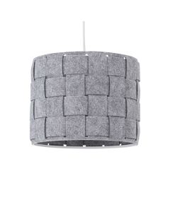 Warner - Grey Felt Weave Easy Fit Pendant Shade