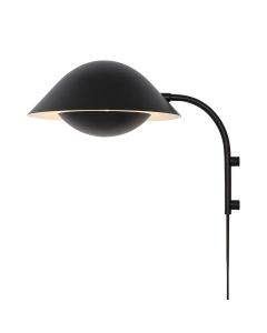 Nordlux - Freya - 2213101003 - Black Plug In Reading Wall Light