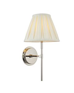 Endon Lighting - Rennes - 103356 - Nickel Cream Wall Light