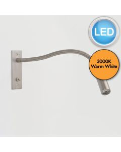 Astro Lighting - Leo Switched LED 1295002 - Matt Nickel Recessed Reading Light