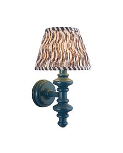 Endon Lighting - Carnaby & Ripple 20cm - 114478 - Blue Grey Wall Light