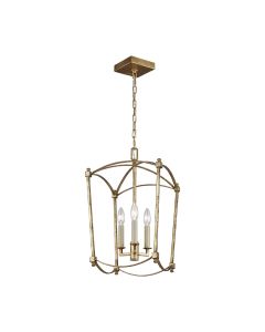 Quintiesse - Thayer - QN-THAYER-3P-ADB - Antique Gild 3 Light Ceiling Pendant Light