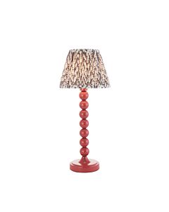 Endon Lighting - Higgledy & Leaf 20cm - 116276 - Pink Grey Table Lamp With Shade