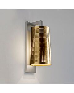 Astro Lighting - Lago - 1297002 & 5018046 - Nickel Natural Brass IP44 Bathroom Wall Light