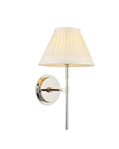 Endon Lighting - Rennes - 103357 - Nickel Ivory Wall Light