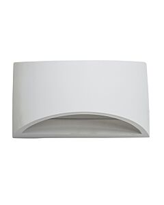 Marmo - White G9 Plaster Wall Light