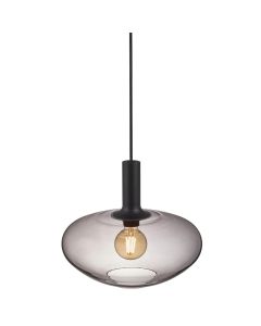 Nordlux - Alton 35 - 48973047 - Black Smoked Glass Ceiling Pendant Light