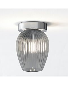 Astro Lighting - Tacoma - 5036008 & 1429029 - Chrome Clear Smoked Glass IP44 Bathroom Ceiling Flush Light