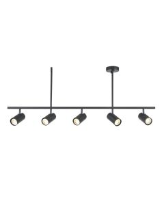 Endon Lighting - Rez - 98458 - Black 5 Light Ceiling Spotlight