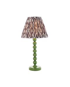 Endon Lighting - Higgledy & Ikat 25cm - 114705 - Green Grey Table Lamp With Shade