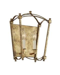 Quintiesse - Thayer - QN-THAYER2-ADB - Antique Gild 2 Light Wall Light