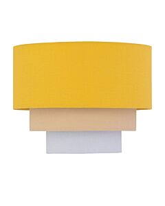 Gabi - Ochre Ombre Linen 22cm Table Lamp Shade