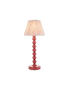 Endon Lighting - Higgledy & Leaf 20cm - 116282 - Pink Peach Table Lamp With Shade