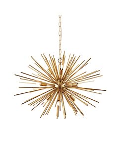 Endon Lighting - Orta - 70575 - Satin Brass 9 Light Ceiling Pendant Light