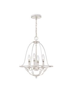 Quoizel Lighting - Bradbury - QZ-BRADBURY-4P-AWH - Antique White 4 Light Ceiling Pendant Light