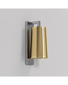 Astro Lighting - Lago - 1297001 & 5018046 - Chrome Natural Brass IP44 Bathroom Wall Light