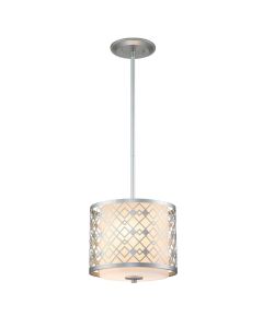 Elstead Lighting - Ziggy - ZIGGY-1P-S-LS - Silver Ceiling Pendant Light