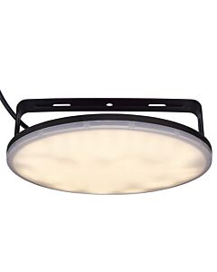 Saxby Lighting - Titan Anti-Glare - 118613 - LED Black Clear IP65 Outdoor Ceiling Flush Light