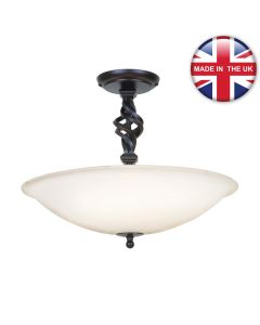 Elstead - Pembroke PB-SF-A-BLACK Semi-Flush