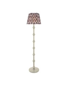 Endon Lighting - Carnaby & Zigzag 40cm - 114354 - White Grey Floor Lamp