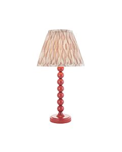 Endon Lighting - Higgledy & Ikat 25cm - 114741 - Pink Neutral Table Lamp With Shade