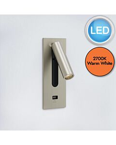 Astro Lighting - Fuse - 1215084 - LED Nickel Reading Wall Light