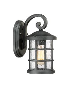 Elstead - Quoizel - Crusade QZ-CRUSADE-S-BLK Wall Lantern