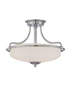 Elstead - Quoizel - Griffin QZ-GRIFFIN-SFS-C Semi-Flush