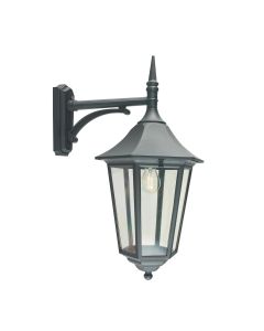 Norlys Lighting - Valencia Grande - VG2-BLACK - Black Clear IP54 Outdoor Wall Light