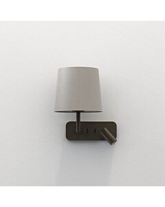 Astro Lighting - Side by Side - 1406004 & 5018037 - Bronze Putty Reading Wall Light