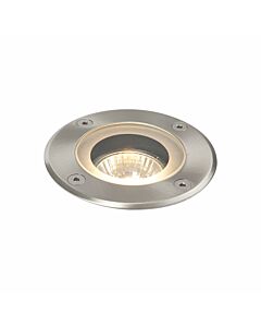 Saxby Lighting - Pillar - 52212 - Marine Grade Stainless Steel Clear Glass IP65 Round Outdoor Ground Light