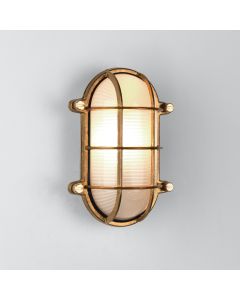 Astro Lighting - Thurso Oval 1376006 - Cast Brass IP44 Wall Light