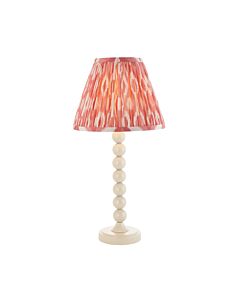 Endon Lighting - Higgledy & Ikat 25cm - 114684 - White Pink Table Lamp With Shade